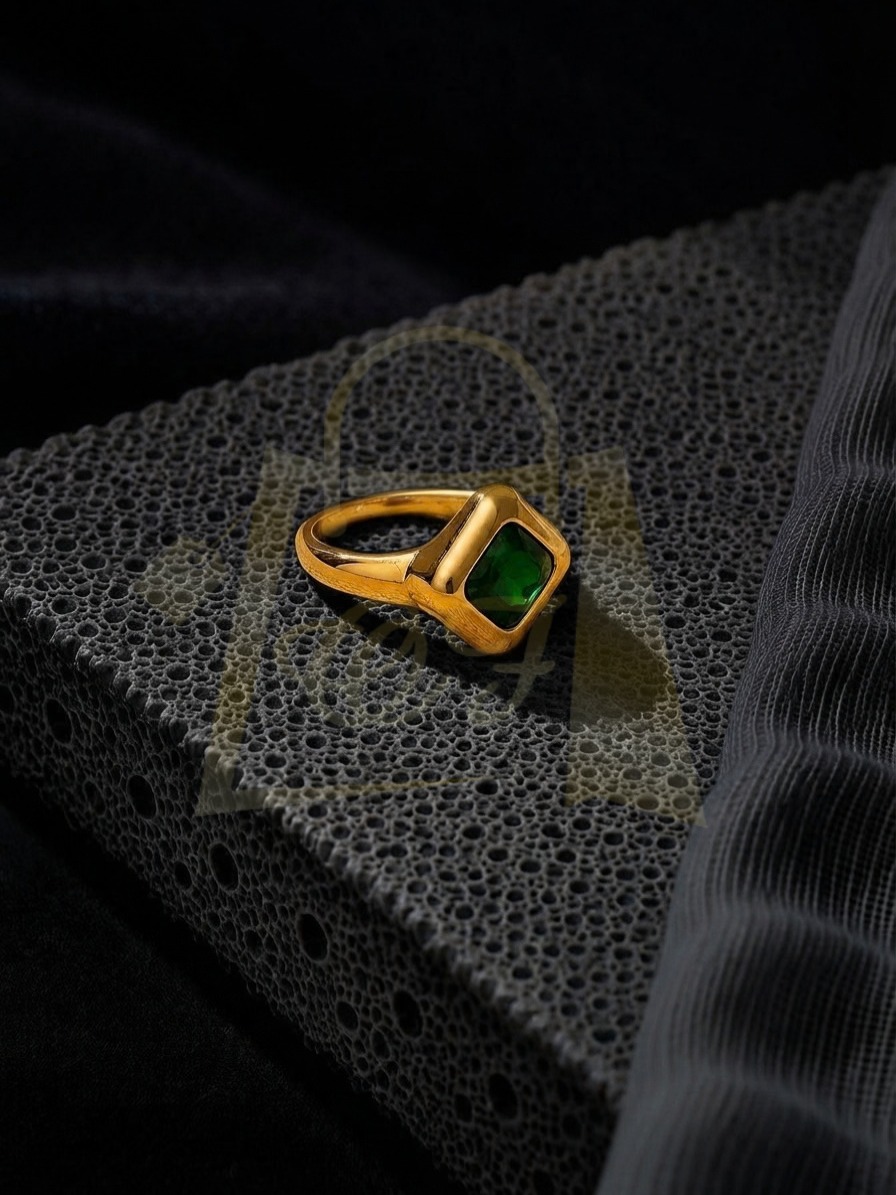 Emerald Stone Ring