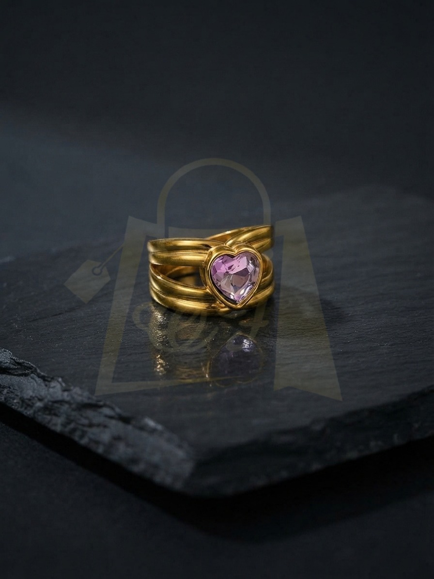 Heart Stone Ring