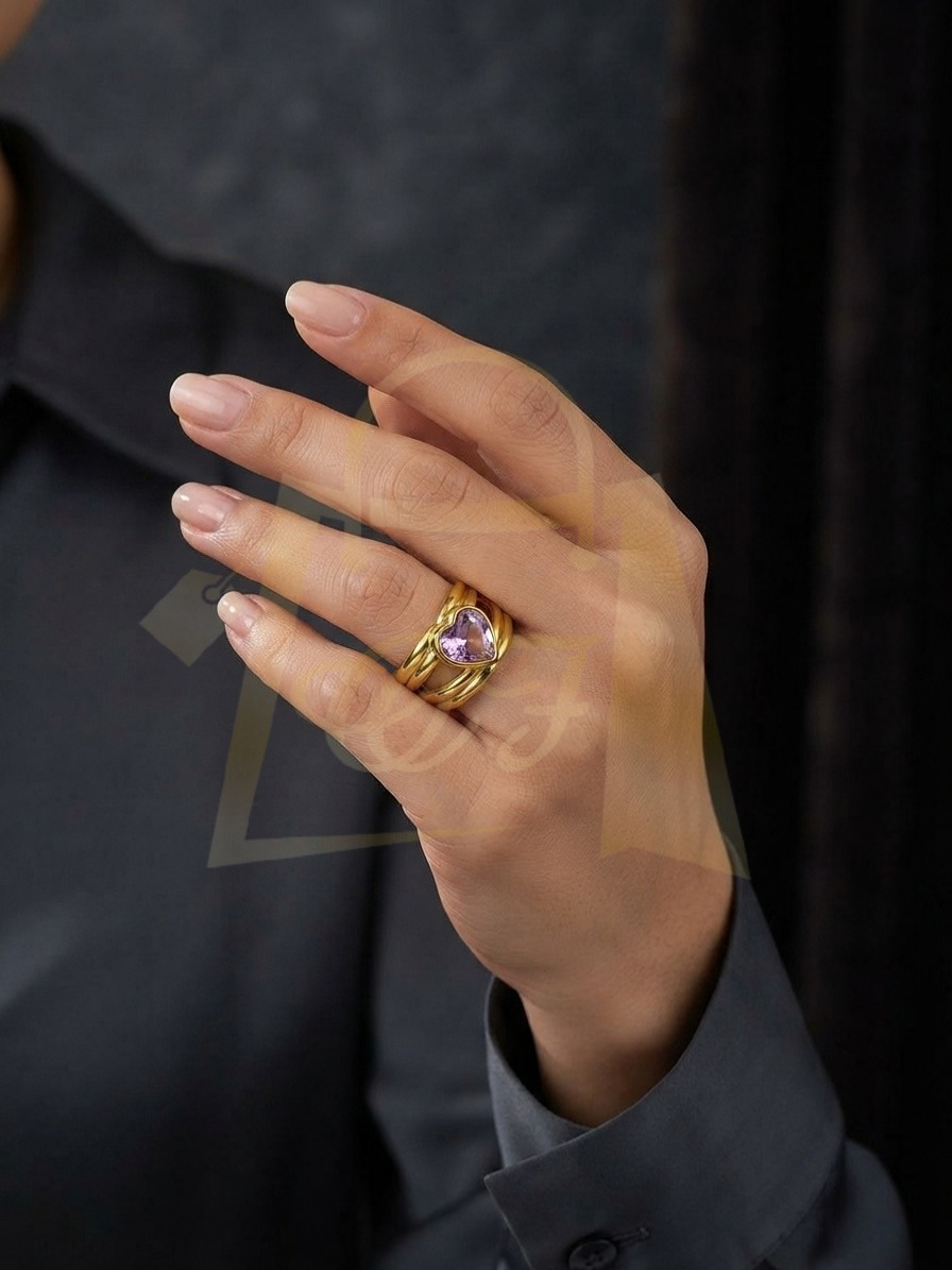 Heart Stone Ring
